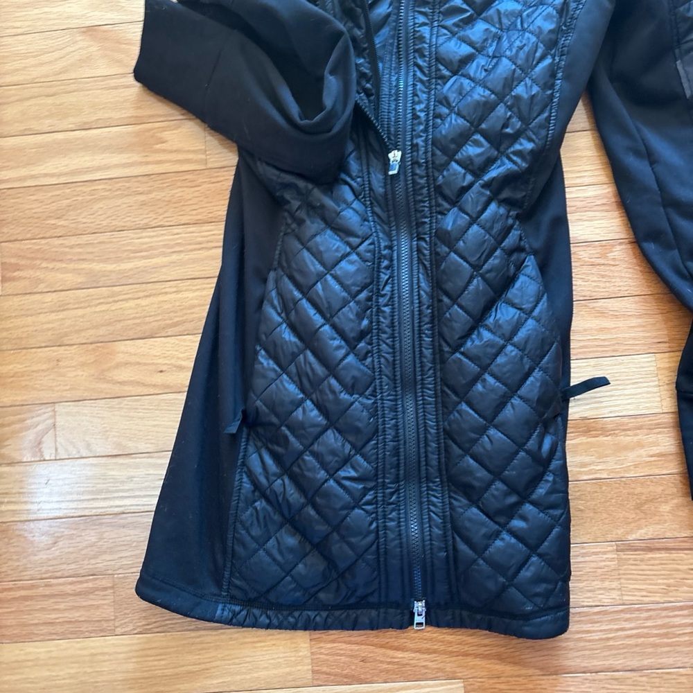 Athleta rocky ridge parka size small Black